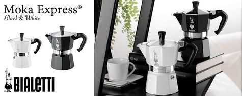 Bialetti: Moka Express 1-Cups BLACK lacquered [ Italian Import ]