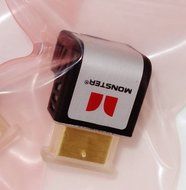 4-Pack of Monster Ultra-High Performance HDMI Right-Angle Adapter (No Frills packaging) N4