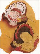 Wilton Turkey Thanksgiving Holiday Cake Pan (502-2634, 1979) Retired N2
