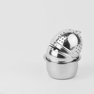 MyLifeUNIT Stainless Steel Tea Ball Strainers with Chain and Tea Tray N2