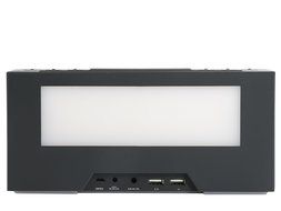 WITTI Design BEDDI Smart Radio Alarm Clock Speaker with Smart Home Integration, Black N24