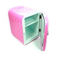 MINI ZZANG MINI-04 Compact Cosmetics Refrigerator Cooler/Warmer Portable Fridge 4Liter Cute [Pink]