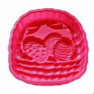 X-Haibei Large Flower Cake Pan Baking Silicone Mold Decorating Dessert 11.5inch