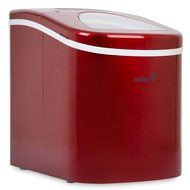 Ivation IVA-ICEM15SIL Portable Ice Maker with Easy-Touch Buttons for Digital Operation, Silver N22