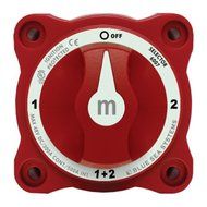 BLUE SEA SYSTEMS BS-6007 / Mini Battery Switch, MFG# 6007, Red, 300A cont., 500A int., 32VDC...
