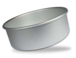 NY Cake Anodized Aluminum Round Cake Pans (8 Inch X 3 Inch)
