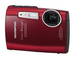 Olympus Stylus Tough 3000 12 MP Digital Camera with 3.6x Wide Angle Zoom and 2.7-inch LCD (Red) (Old Model) N3