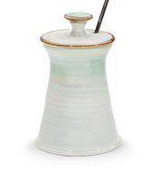 Georgetown Pottery Fire Lighter - Ivory &amp; Green Oribe N2