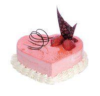 Marathon Housewares KW200019 Premium Silicone Bakeware Heart Cake Pan - Red N3