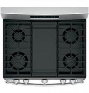 GE JGBS66REKSS 30" Gas Freestanding Range with 5 Burners, Sealed Burner, 5.0 Cu. Ft. Primary Oven Capacity, in...