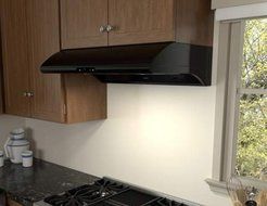 Zephyr AK2100BB 30" Power: Typhoon Series Under Cabinet Hood with 850 CFM 5 Sones ACT Technology 6 Speed Levels...