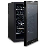 Kalamera 28 Bottle CounterTop Wine Cooler, Freestanding Thermoelectric Refrigerator with Digital Temperature Display