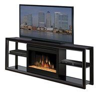 Dimplex SAP-300 Novara Media Console with 25" Self-Trimming Widescreen Electric, Black N2