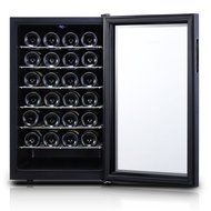 Kalamera 28 Bottle CounterTop Wine Cooler, Freestanding Thermoelectric Refrigerator with Digital Temperature Display N2