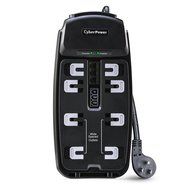CyberPower CSP606T Surge Protector 6-Outlets 6-Ft Cord and TEL Protection 1350 Joules N18