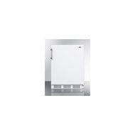 Summit CT661ADA 24&quot; Freestanding Refrigerator-Freezer with Cycle Defrost Deluxe Interior Adjustable Glass Shelves...