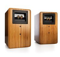 Audioengine P4 Passive Bookshelf Speakers and N22 Audio Amplifier Desktop Audio Speaker System (Natural) N5