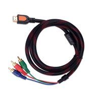 Caxico 3M 10Ft 19 Pin HDMI Type A Male to 3 RCA Male Plug Audio Video cable N2