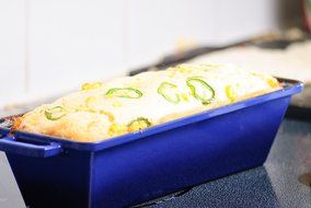 Lava Signature Enameled Cast-Iron Bread/Terrine Pot - 3 x 10 inch, Blue Opal N4
