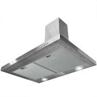toyofmine 36" STAINLESS STEEL RANGE HOOD WALL MOUNT STOVE EXHAUST KITCHEN VENTLESS+Flitter N8