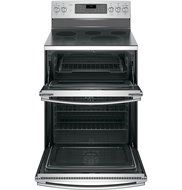 GE PB980SJSS Profile 30" Stainless Steel Electric Smoothtop Double Oven Range - Convection