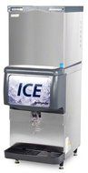 Scotsman C0522SA-32A_ID150B_KBT42 475 Lb Air-Cooled Small Cube Ice Machine w/ ID150B Ice Dispenser