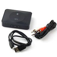 CY NFC Desktop HiFi Wireless Bluetooth Music Receiver for Streaming Phone Tablet Laptop with 3.5mm Audio Ounput N2