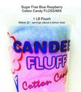 Sugar Free BLUE RASPBERRY Cotton Candy Floss / Mix (1 lb)