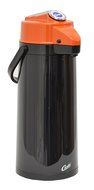 Wilbur Curtis Thermal Dispenser Air Pot, 2.2L S.S. Body Glass Liner Lever Pump - Commercial Airpot Pourpot Beverage... N3