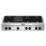Kitchenaid KGCU482VSS Commercial-Style Gas Cooktop