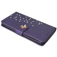 Spritech(TM) LG G Stylo Cellphone Bling Case,PU Leather Wallet Slim Fold Phone Cover 3D Handmade Bling Rhinestone... N16