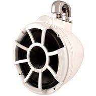 Wet Sounds Revolution Series 10 inch HLCD Wakeboard Tower Speakers - White w/ Swivel Clamp N2