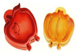 POCKET PIE MOLDS - SET OF 2 (1-PUMPKIN AND 1-APPLE)