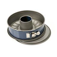 Kaiser 752105 &quot;Engergy&quot; Springform Pan, 11.02&quot;, 2 Base, Blue/Grey