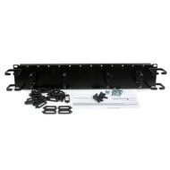 StarTech.com 2U Horizontal Finger Duct Rack Cable Management Panel with Cover CMDUCT2U Black N21