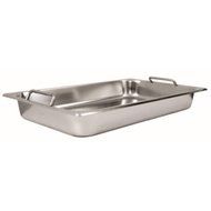 ChefGiant Food Pans With Covers Set-Full Size, W/ Handles-Set of 6