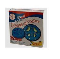Silicone Peace Sign Cake Mold (Pack of 1)