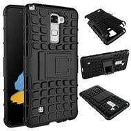 LG Stylus 2 Case, MCUK Heavy Duty Rugged Dual Layer - Soft/Hard Shell 2 in 1 Tough Protective Cover Case with... N3