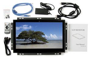 CarNetix 15.6&quot; 1080p Open Frame Capacitive Multi Touch Screen HDMI Monitor YL-OF156CT N2