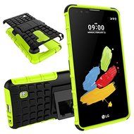 LG Stylus 2 Case, MCUK Heavy Duty Rugged Dual Layer - Soft/Hard Shell 2 in 1 Tough Protective Cover Case with... N4