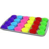 Nonstick Muffin Pan 12-Cup, PAMISO Reusable carbon steel Regular Muffin Pan, cupcake pans ,popover pan (Gray) N6