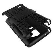 LG Stylus 2 Case, MCUK Heavy Duty Rugged Dual Layer - Soft/Hard Shell 2 in 1 Tough Protective Cover Case with... N5