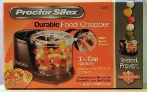 Proctor Silex 72507 1-1/2-Cup Food Chopper Black N2