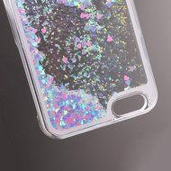 iPhone 7 Case, PHEZEN Christmas Tree Santa Claus Design Cool Quicksand Moving Stars Bling Glitter Floating Dynamic... N46