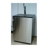 Summit SBC490BISSTBTWIN: Full-sized beer dispenser for built-in undercounter use, with two taps, stainless steel... N2