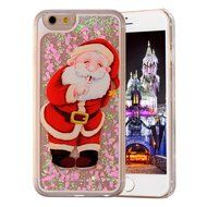 iPhone 7 Case, PHEZEN Christmas Tree Santa Claus Design Cool Quicksand Moving Stars Bling Glitter Floating Dynamic... N52