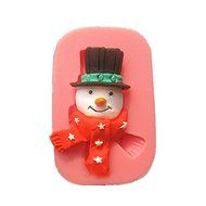 HT BAKEWARE | Snowman with Hat and Scarf Silicone Mold