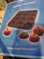 Individual Pumpkin Cake Mold Pan N3