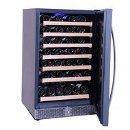 SMAD 172 Bottle Dual Zone Built-in Wine Refrigerator,Stainless steel Frame
