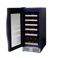 SMAD 172 Bottle Dual Zone Built-in Wine Refrigerator,Stainless steel Frame N2